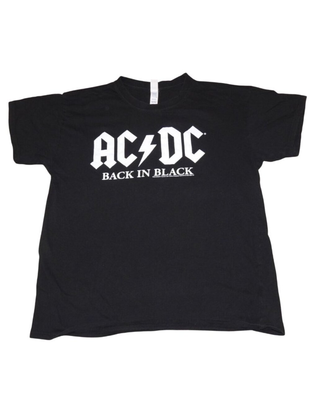 AC/DC Back in Black 2016 Rock or Bust Double-sided Concert Tour Shirt Size Large